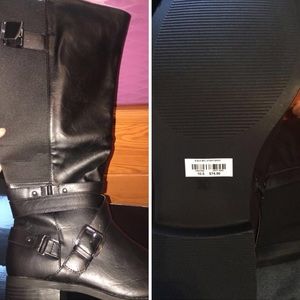 Torrid Knee High Boots w/ Buckle (wide calf)